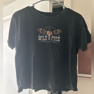 Hollister Cropped Top T-Shirt